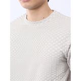 ランダムジャガード クルーネック半袖Tシャツ | TAKA-Q MEN | 詳細画像9