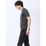 千鳥ジャガード Vネック半袖Tシャツ | TAKA-Q MEN | 詳細画像12