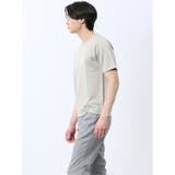 千鳥ジャガード Vネック半袖Tシャツ | TAKA-Q MEN | 詳細画像2