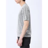 千鳥ジャガード Vネック半袖Tシャツ | TAKA-Q MEN | 詳細画像27
