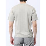 千鳥ジャガード Vネック半袖Tシャツ | TAKA-Q MEN | 詳細画像8
