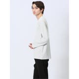バイアスジャガード Vネック長袖Tシャツ | TAKA-Q MEN | 詳細画像2
