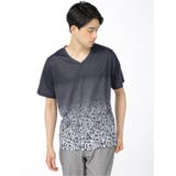 転写グラデーション Vネック半袖Tシャツ | TAKA-Q MEN | 詳細画像14