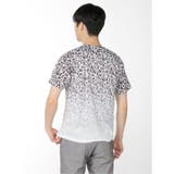 転写グラデーション Vネック半袖Tシャツ | TAKA-Q MEN | 詳細画像3