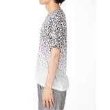 転写グラデーション Vネック半袖Tシャツ | TAKA-Q MEN | 詳細画像7