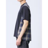 布帛使い クルーネック半袖Tシャツ | TAKA-Q MEN | 詳細画像16