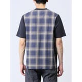 布帛使い クルーネック半袖Tシャツ | TAKA-Q MEN | 詳細画像17