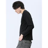 ロゴ切替 クルーネック長袖Tシャツ | TAKA-Q MEN | 詳細画像2