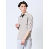 33ベージュ | ラッセル スキッパーポロ | TAKA-Q MEN