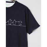 【大きいサイズ】ペンギンプリント 綿天竺クルーネック半袖Tシャツ | TAKA-Q MEN | 詳細画像8