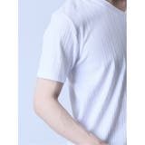 ランダムテレコ Vネック半袖Tシャツ | TAKA-Q MEN | 詳細画像9 
