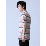 ジャガードボーダー クルーネック半袖Tシャツ | TAKA-Q MEN | 詳細画像10