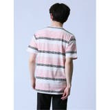 ジャガードボーダー クルーネック半袖Tシャツ | TAKA-Q MEN | 詳細画像11