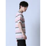 ジャガードボーダー クルーネック半袖Tシャツ | TAKA-Q MEN | 詳細画像12