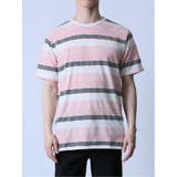 ジャガードボーダー クルーネック半袖Tシャツ | TAKA-Q MEN | 詳細画像13