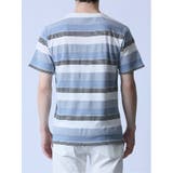 ジャガードボーダー クルーネック半袖Tシャツ | TAKA-Q MEN | 詳細画像23