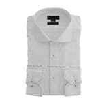 綿100% 形態安定スリムフィット カッタウェイ長袖シャツ | TAKA-Q MEN | 詳細画像1 