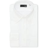 01白 | ノンアイロン NEWスタンダードフィット ボタンダウン長袖シャツ | TAKA-Q MEN