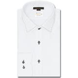 01白 | 形態安定 吸水速乾 スタンダードフィット ワイドカラー長袖シャツ | TAKA-Q MEN