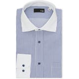 70青 | ノンアイロン NEWスタンダードフィット ワイドカラー長袖シャツ | TAKA-Q MEN