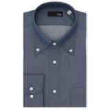 75紺 | ノンアイロン NEWスタンダードフィット ボタンダウン長袖シャツ | TAKA-Q MEN