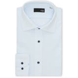 ノンアイロンストレッチ NEWスタンダードフィット ワイドカラー長袖ニットシャツ | TAKA-Q MEN | 詳細画像1 