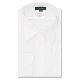【白無地】形態安定 吸水速乾 レギュラーフィット レギュラーカラー長袖シャツ | TAKA-Q MEN | 詳細画像1 