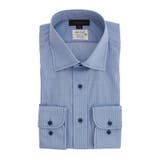 70青 | 形態安定 吸水速乾 スタンダードフィット ワイドカラー長袖シャツ | TAKA-Q MEN