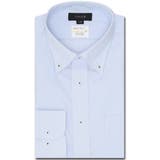 73サックス | 形態安定 吸水速乾 スタンダードフィット ボタンダウン長袖シャツ | TAKA-Q MEN