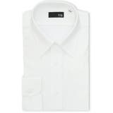 01白 | プライムフレックス NEWスタンダードフィット レギュラーカラー長袖ニットシャツ | TAKA-Q MEN