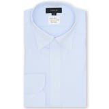 73サックス | 形態安定 吸水速乾 スタンダードフィット ボタンダウン長袖シャツ | TAKA-Q MEN