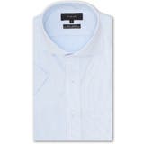 70青 | ノーアイロンストレッチ スタンダードフィット カッタウェイ半袖ニットシャツ | TAKA-Q MEN