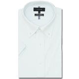 73サックス | ノーアイロンストレッチ スタンダードフィット ボタンダウン半袖ニットシャツ | TAKA-Q MEN