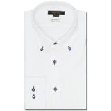 綿100% ノーアイロン スタンダードフィット ボタンダウン長袖シャツ | TAKA-Q MEN | 詳細画像1 