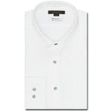 綿100% ノーアイロン スタンダードフィット ワイドカラー長袖シャツ | TAKA-Q MEN | 詳細画像1 