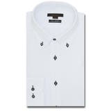 ノーアイロンストレッチ スタンダードフィット ボタンダウン長袖ニットシャツ | TAKA-Q MEN | 詳細画像1 