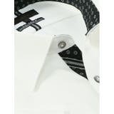 ノーアイロンストレッチ スリムフィット ワイドカラー半袖ニットシャツ | TAKA-Q MEN | 詳細画像2 
