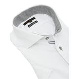 ノーアイロンストレッチ スタンダードフィット カッタウェイ半袖ニットシャツ | TAKA-Q MEN | 詳細画像2 