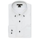 01白 | イージーアイロン ストレッチ NEWスタンダードフィット | TAKA-Q MEN