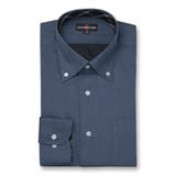 75紺 | 形態安定レギュラーフィット ボタンダウン長袖シャツ | TAKA-Q MEN