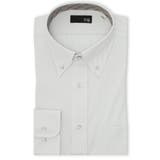 30茶 | ノンアイロンストレッチ NEWスタンダードフィット ボタンダウン長袖ニットシャツ | TAKA-Q MEN