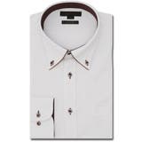 ノーアイロンストレッチ スタンダードフィット ボタンダウン長袖ニットシャツ | TAKA-Q MEN | 詳細画像1