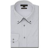 ノーアイロンストレッチ スタンダードフィット ボタンダウン長袖ニットシャツ | TAKA-Q MEN | 詳細画像1 