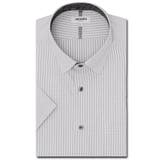 形態安定 スタンダードフィット ショートレギュラーカラースナップダウン半袖シャツ | TAKA-Q MEN | 詳細画像3 