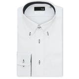 01白 | クールファクター NEWスタンダードフィット ボタンダウン 長袖シャツ | TAKA-Q MEN