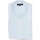 73サックス | アイスカプセル スタンダードフィット ボタンダウン半袖ニットシャツ | TAKA-Q MEN