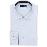 73サックス | クールファクター NEWスタンダードフィット ワイドカラー 長袖シャツ | TAKA-Q MEN