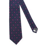 10赤 | シルクドット柄レギュラータイ8.0cm幅 | TAKA-Q MEN