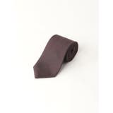 30茶 | 日本製 シルク無地柄 レギュラータイ 8.0cm幅 | TAKA-Q MEN