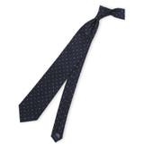 75紺 | ファットゥーラ/FATTURA シルク撥水加工 レギュラータイ 8.0cm幅 | TAKA-Q MEN